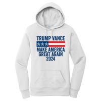 Trump Vance 2024 Make America Great Again Women's Pullover Hoodie