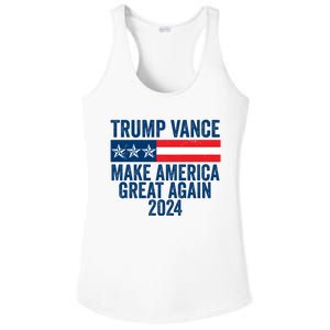 Trump Vance 2024 Make America Great Again Ladies PosiCharge Competitor Racerback Tank