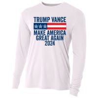 Trump Vance 2024 Make America Great Again Cooling Performance Long Sleeve Crew