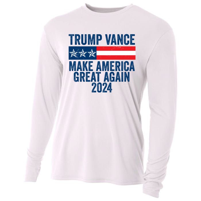 Trump Vance 2024 Make America Great Again Cooling Performance Long Sleeve Crew