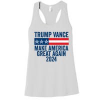 Trump Vance 2024 Make America Great Again Women's Racerback Tank