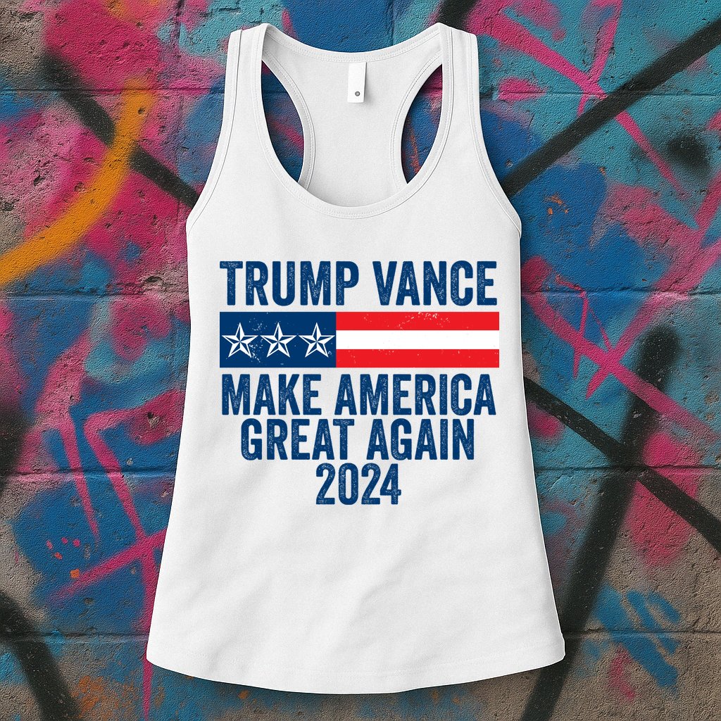 Trump Vance 2024 Make America Great Again Womens Tank Top