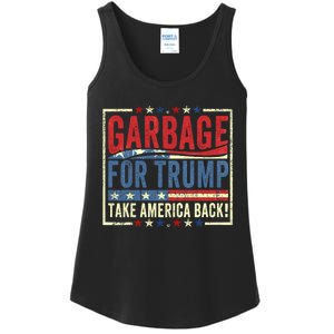 Trump Vance 2024 Proud To Be Garbage Presidential Election Ladies Essential Tank