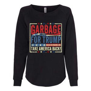 Trump Vance 2024 Proud To Be Garbage Presidential Election Womens California Wash Sweatshirt