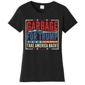 Trump Vance 2024 Proud To Be Garbage Presidential Election Women's T-Shirt