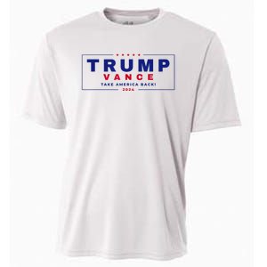 Trump Vance 2024 Donald Trump J.D. Vance Take America Back Cooling Performance Crew T-Shirt