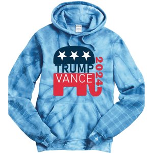 Trump Vance 2024 President Vote Usa Election Maga Tie Dye Hoodie