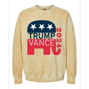 Trump Vance 2024 President Vote Usa Election Maga Colorblast Crewneck Sweatshirt