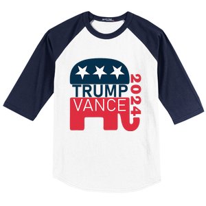 Trump Vance 2024 President Vote Usa Election Maga Baseball Sleeve Shirt