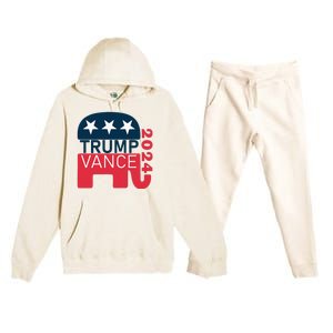 Trump Vance 2024 President Vote Usa Election Maga Premium Hooded Sweatsuit Set