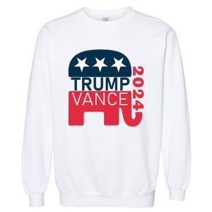 Trump Vance 2024 President Vote Usa Election Maga Garment-Dyed Sweatshirt