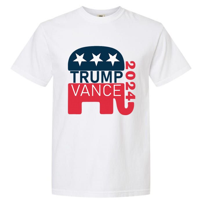 Trump Vance 2024 President Vote Usa Election Maga Garment-Dyed Heavyweight T-Shirt