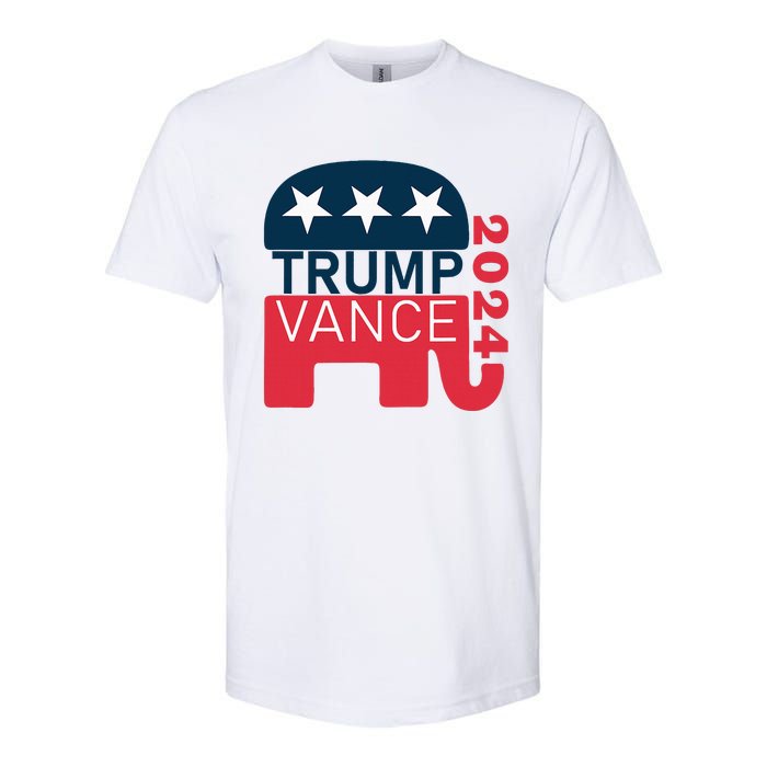 Trump Vance 2024 President Vote Usa Election Maga Softstyle CVC T-Shirt