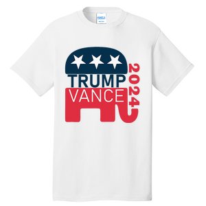 Trump Vance 2024 President Vote Usa Election Maga Tall T-Shirt