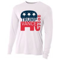 Trump Vance 2024 President Vote Usa Election Maga Cooling Performance Long Sleeve Crew