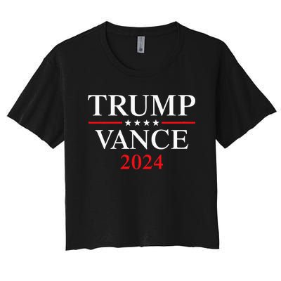 Trump Vance 2024 Women's Crop Top Tee