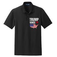 Trump Vance 2024 Dry Zone Grid Polo