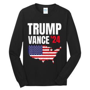 Trump Vance 2024 Tall Long Sleeve T-Shirt