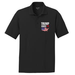 Trump Vance 2024 PosiCharge RacerMesh Polo