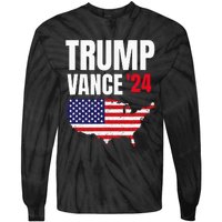 Trump Vance 2024 Tie-Dye Long Sleeve Shirt