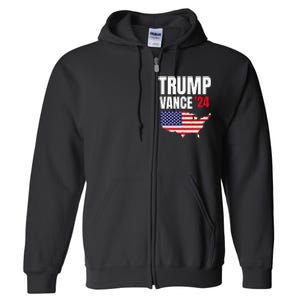 Trump Vance 2024 Full Zip Hoodie