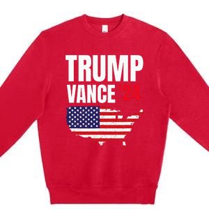 Trump Vance 2024 Premium Crewneck Sweatshirt