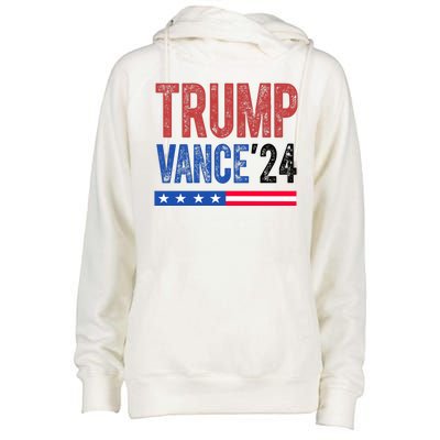 Trump Vance 2024 Vintage Election Usa Womens Funnel Neck Pullover Hood