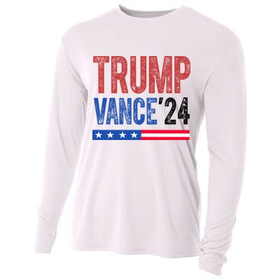 Trump Vance 2024 Vintage Election Usa Cooling Performance Long Sleeve Crew