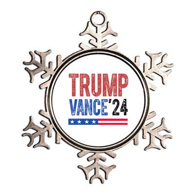 Trump Vance 2024 Vintage Election Usa Metallic Star Ornament