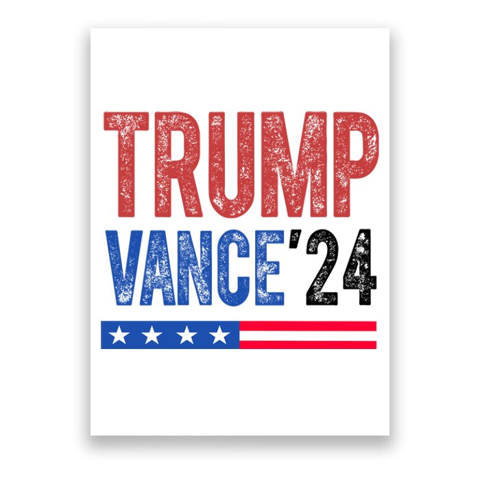 Trump Vance 2024 Vintage Election Usa Poster