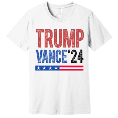 Trump Vance 2024 Vintage Election Usa Premium T-Shirt