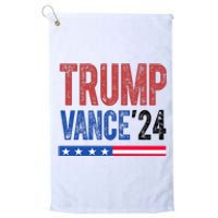 Trump Vance 2024 Vintage Election Usa Platinum Collection Golf Towel