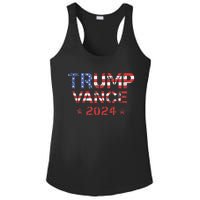 Trump Vance 2024 Vintage Patriotic Ladies PosiCharge Competitor Racerback Tank