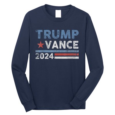 Trump Vance 2024 President Trump Supporter Re Election Long Sleeve Shirt