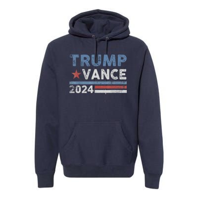 Trump Vance 2024 President Trump Supporter Re Election Premium Hoodie