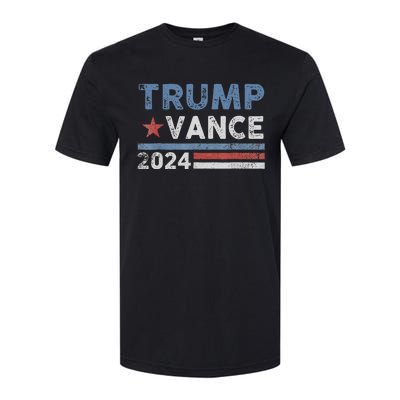 Trump Vance 2024 President Trump Supporter Re Election Softstyle® CVC T-Shirt