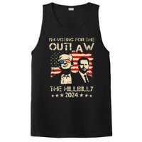 Trump Vance 2024 Outlaw Hillbilly Us Flag Vintage PosiCharge Competitor Tank