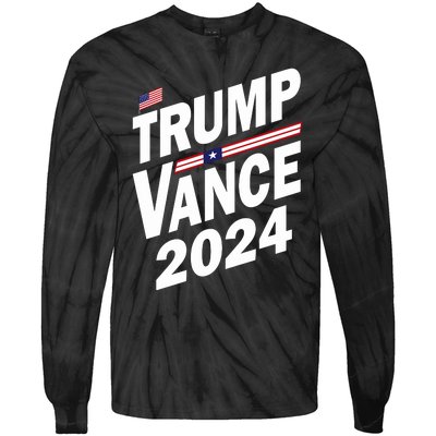 Trump Vance 2024 Tie-Dye Long Sleeve Shirt