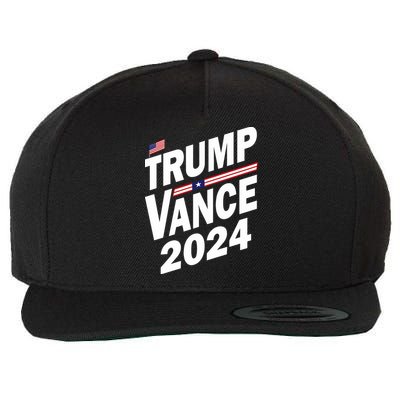 Trump Vance 2024 Wool Snapback Cap