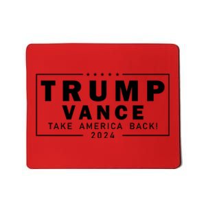 Trump Vance 2024 Take America Back Blackout Logo Mousepad