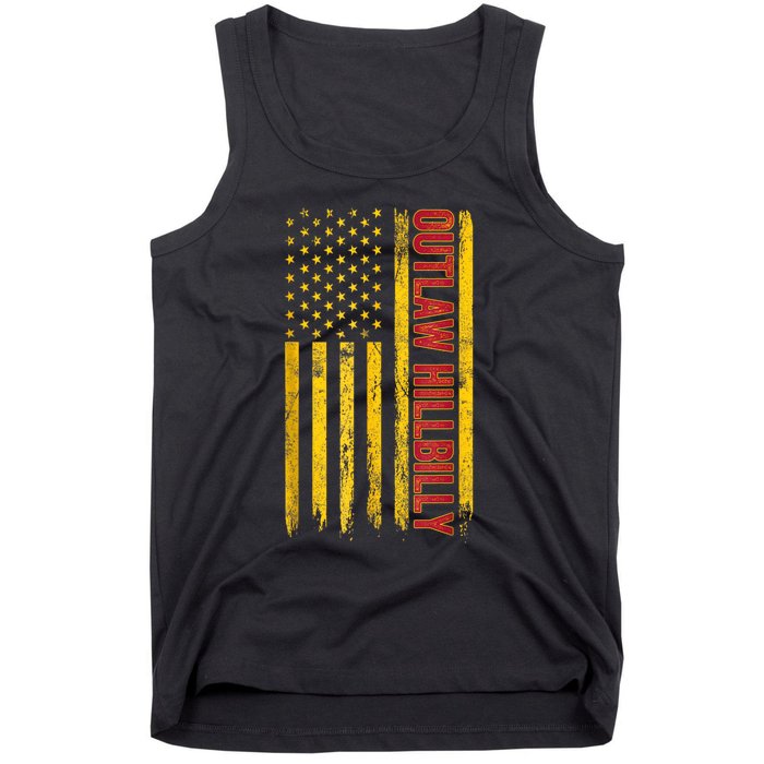 Trump Vance 2024 Donald Trump J.D. Vance Outlaw Hillbilly Tank Top