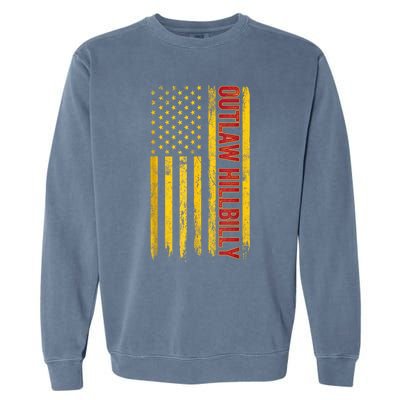 Trump Vance 2024 Donald Trump J.D. Vance Outlaw Hillbilly Garment-Dyed Sweatshirt