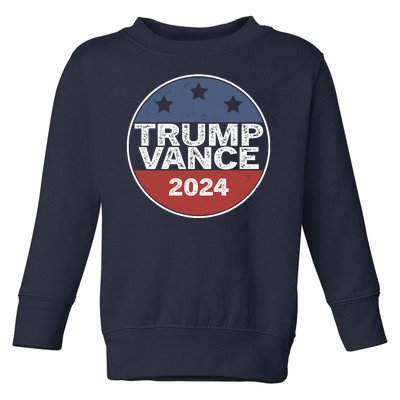 Trump Vance 2024 Vintage Election Toddler Sweatshirt