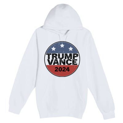 Trump Vance 2024 Vintage Election Premium Pullover Hoodie