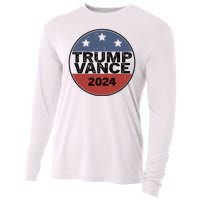 Trump Vance 2024 Vintage Election Cooling Performance Long Sleeve Crew