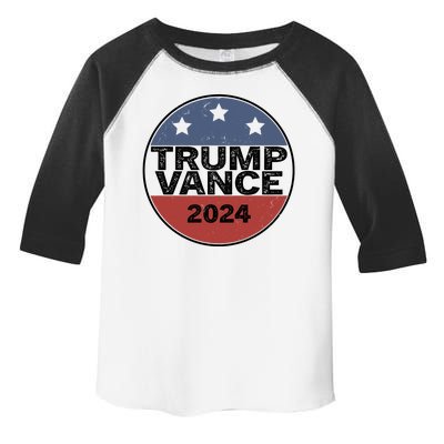 Trump Vance 2024 Vintage Election Toddler Fine Jersey T-Shirt