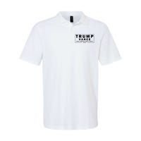 Trump Vance 2024 Make America Great Again Maga Blackout Logo Softstyle Adult Sport Polo