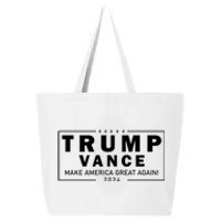 Trump Vance 2024 Make America Great Again Maga Blackout Logo 25L Jumbo Tote