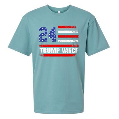 Trump Vance 24 Vintage 2024 Sueded Cloud Jersey T-Shirt