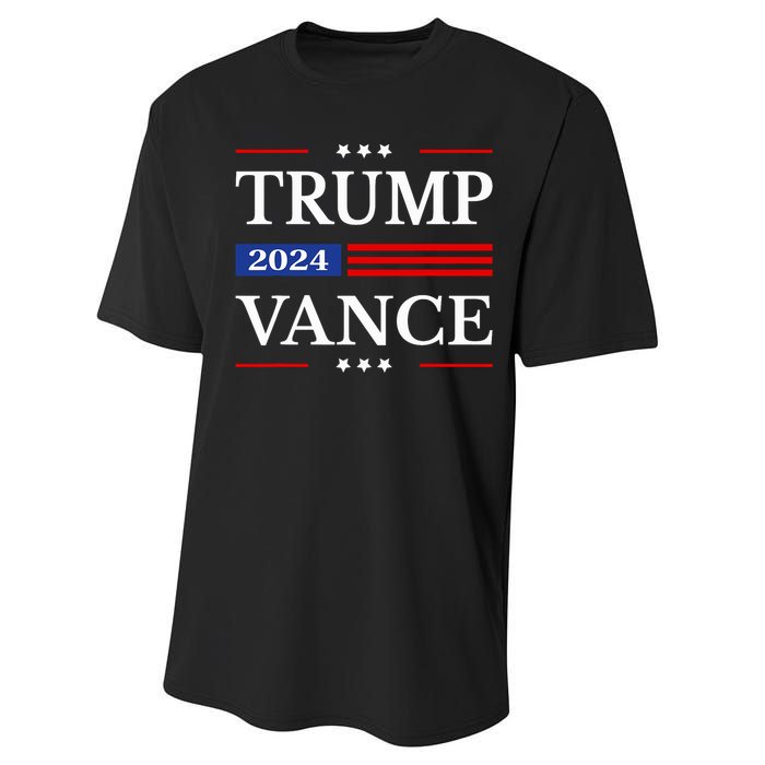 Trump Vance 2024 Donald Trump 2024 President Jd Vance J.D. Performance Sprint T-Shirt